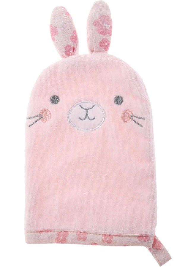 Stephen Joseph, Kids Bath Mitts, Bunny - Image 1