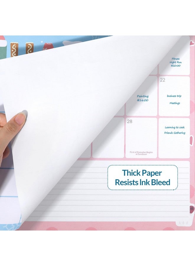 SUNEE Calendar 2025 18 Months Wall Calendar Oct. 2024 - Mar. 2026, 12"X17" Big Hanging Calendar With Note, Past Month And Next Month For Organizing & Planning, Cute - Image 5