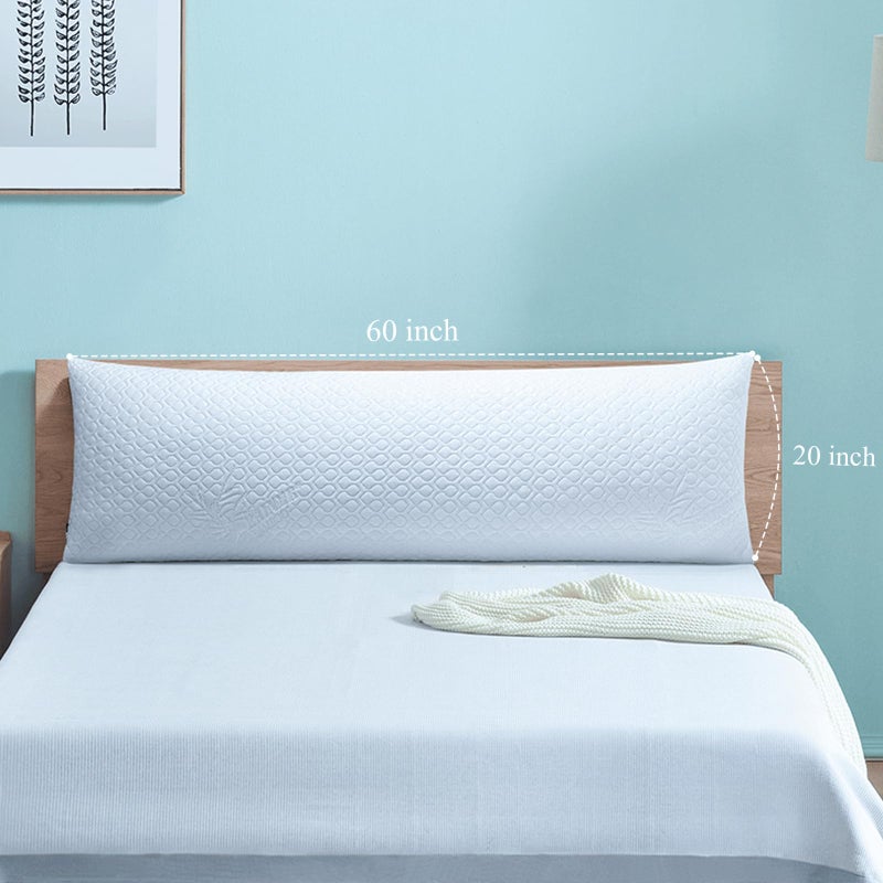Rainmr Extra Long Body Pillow Cubies Memory Foam 150x50cm â€“ Anime Body Pillow Insert for Adults â€“ with Cooling Cover Huggable Pillows 20x60 inches - Image 2
