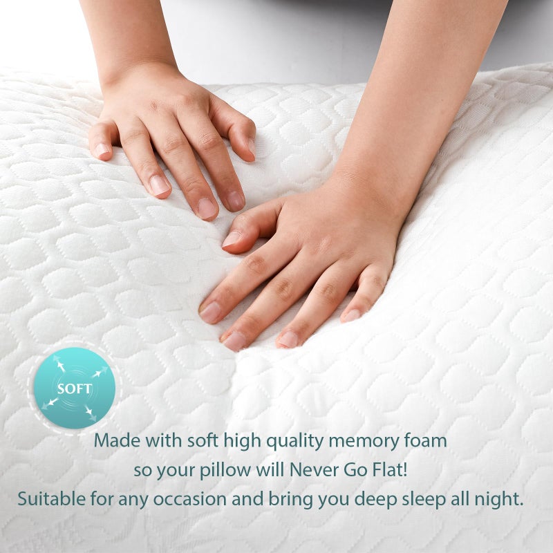 Rainmr Extra Long Body Pillow Cubies Memory Foam 150x50cm â€“ Anime Body Pillow Insert for Adults â€“ with Cooling Cover Huggable Pillows 20x60 inches - Image 5
