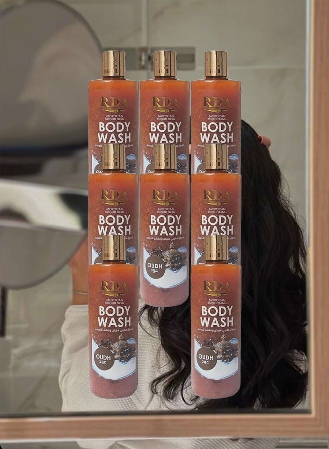 RDA 8 Pieces Oudh Moroccan Brightening Body Wash 100ml - Image 1