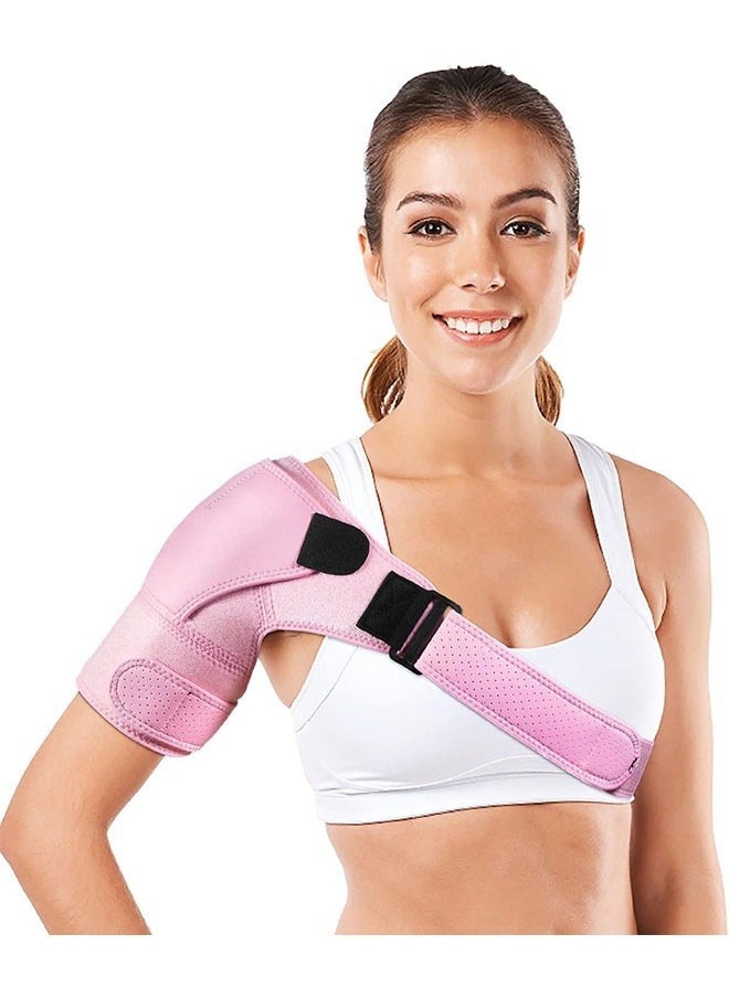 DAREU - Adjustable Shoulder Support Brace for Men and Women – Rotator Cuff, AC Joint, and Dislocation Support – Compression Sleeve for Shoulder Pain and Injury Recovery – One Size Fits Most - Image 1
