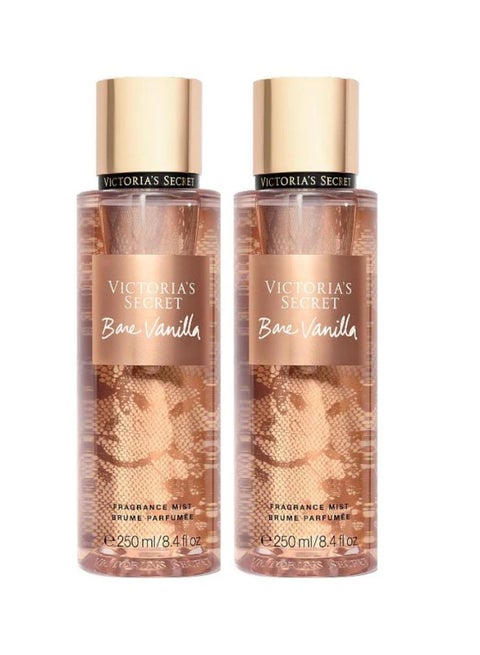 Set Of 2 Bare Vanilla Body Mist 250 ml