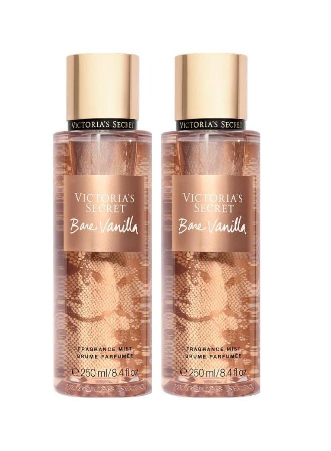 Victoria's Secret Set Of 2 Bare Vanilla Body Mist 250 ml  - Image 1
