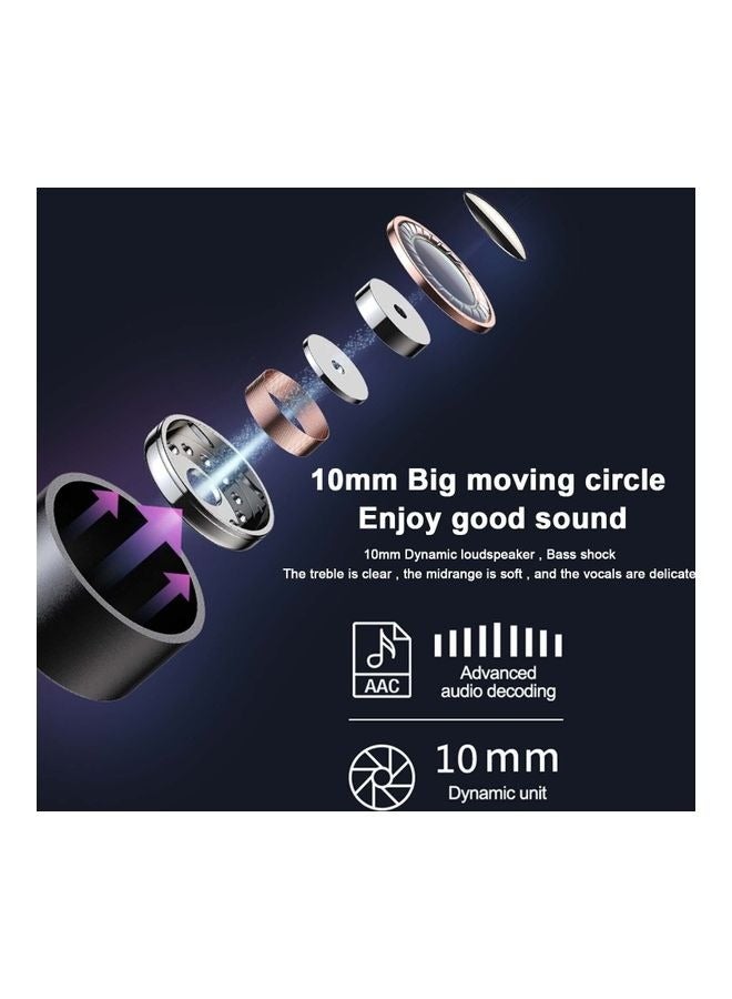 BT5.0 Earphone True Wireless Sport Headphone White - Image 2