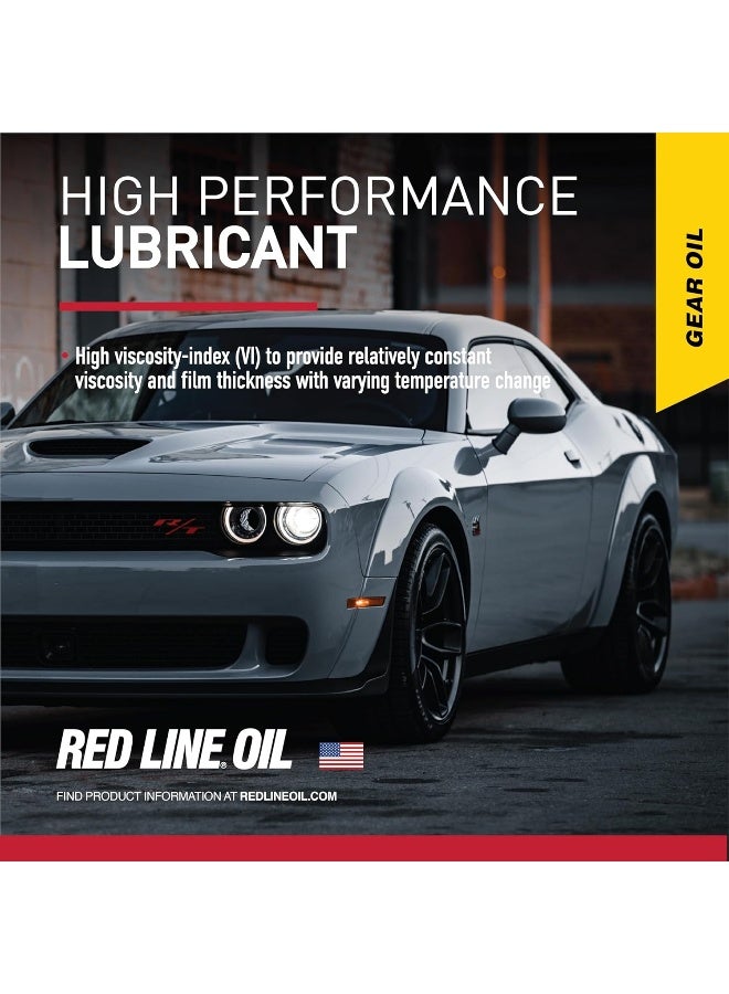 Red Line 57904 75W90 GL-5 Synthetic Gear Oil for Hypoid Limited Slip Differentials - 1 Quart (4 Pack) - Image 5