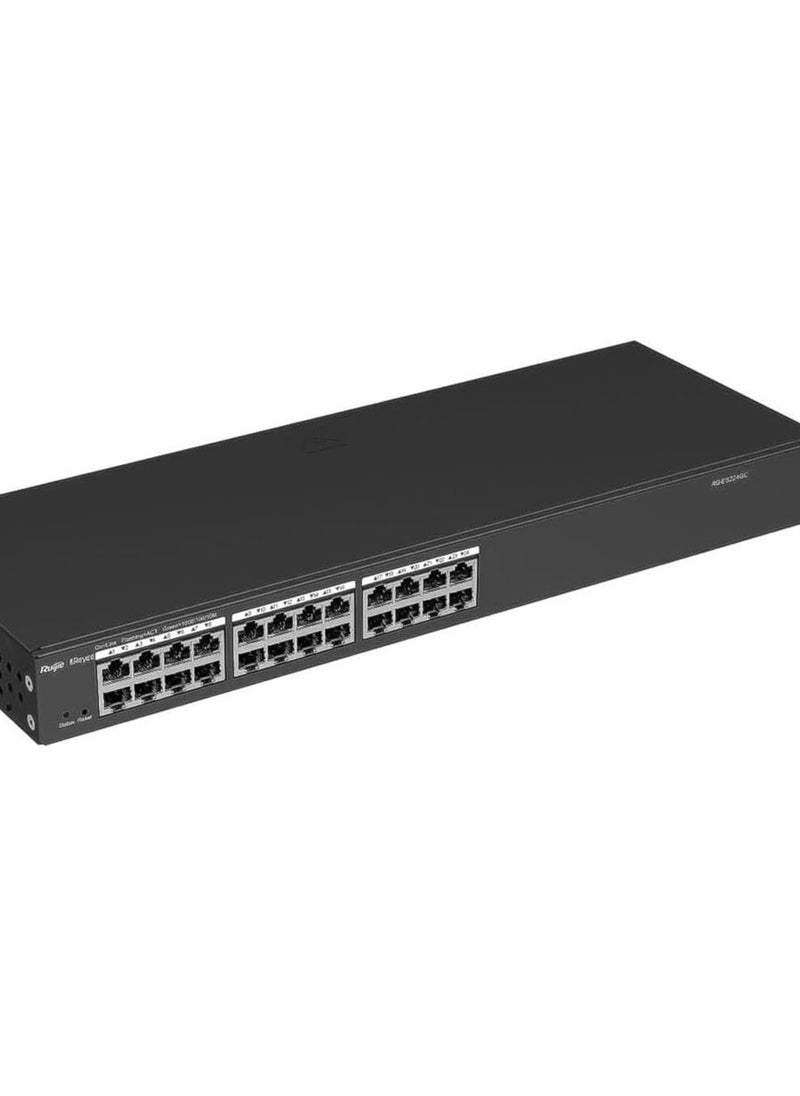 رويجي RG-ES224GC سويتش 24 منفذ  Unmanaged PoE  - Image 1