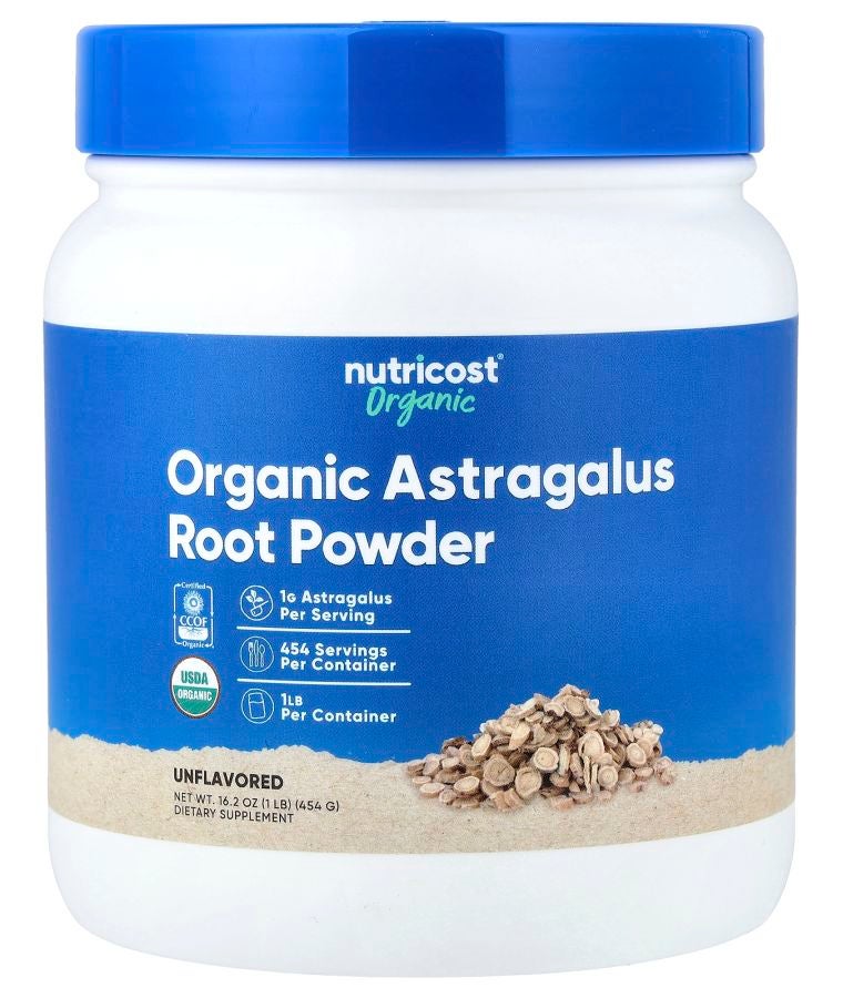 Organic Astragalus Root Powder Unflavored 16.2 oz (454 g)