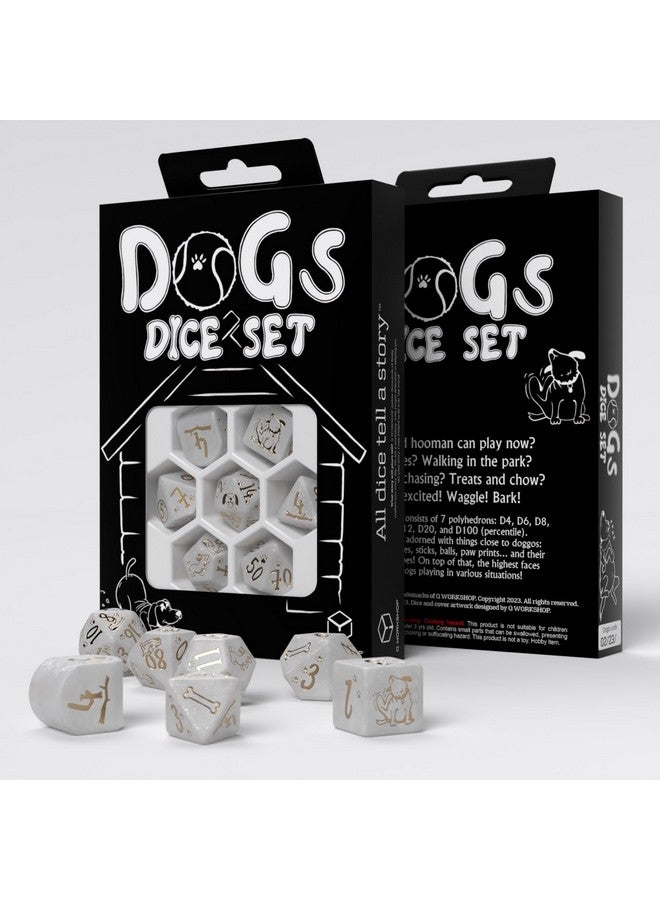 Q WORKSHOP Q-Workshop Dogs Dice Set Charlie Dice Game Set