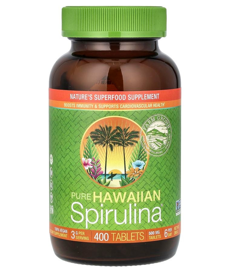 Nutrex Hawaii Pure Hawaiian Spirulina® 500 mg 400 Tablets