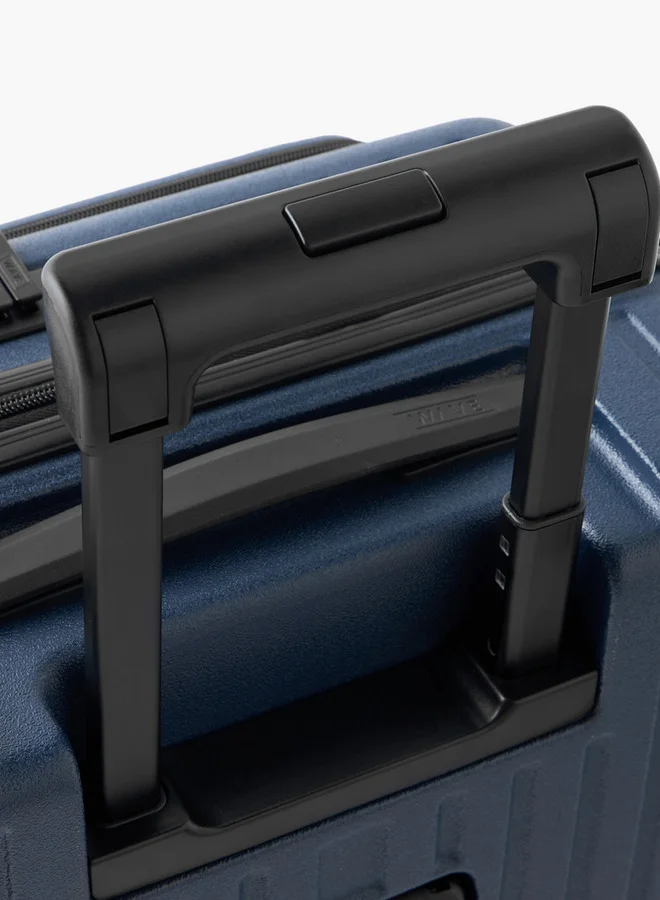 Wave Textured Hardcase Trolley with Retractable Handle - 20 inches Cabin Bag