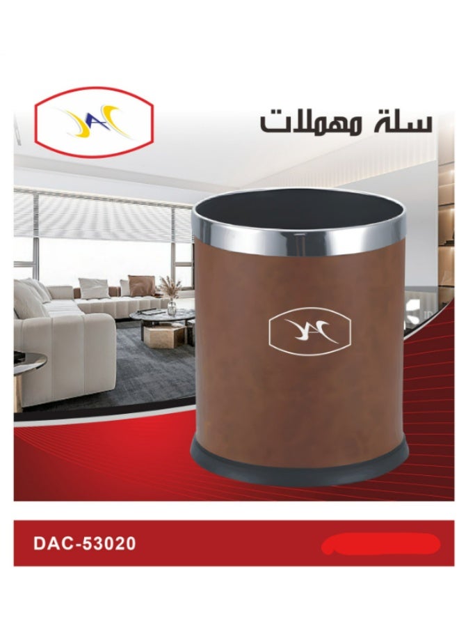 Jac trash can Brown