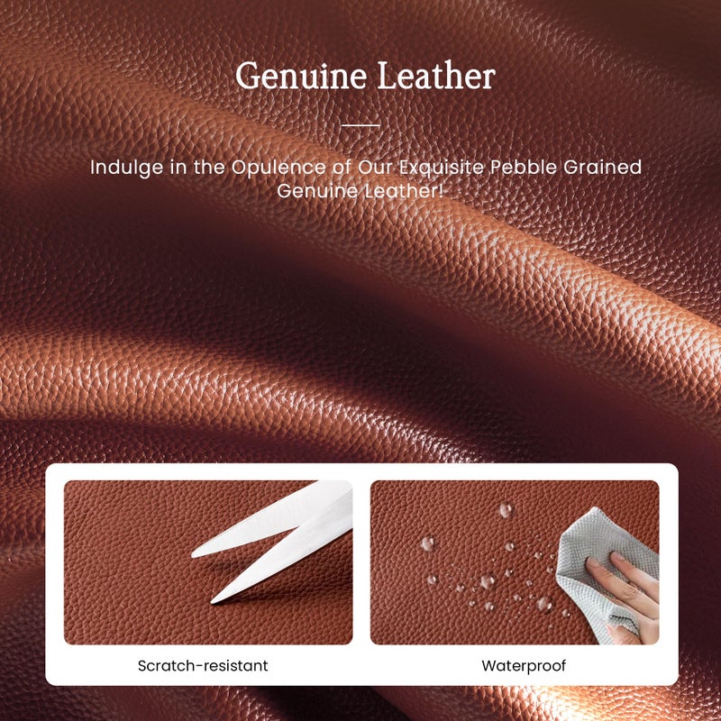 befen Genuine Leather Hobo Bag Purses for Women, Anti Theft Built in RFID Wallet Crossbody Bag Purses, Soft Real Women's Shoulder bag Handbags with 2 Adjustable Shoulder Straps and 4 Zippersï¼ŒBrown - Image 5