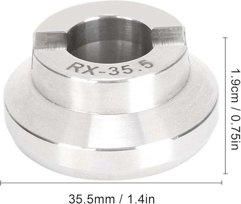 Stainless Steel Watch Back Cover Remover Tool 35 5mm Grooved Dies for Watch Maintenance - Image 5
