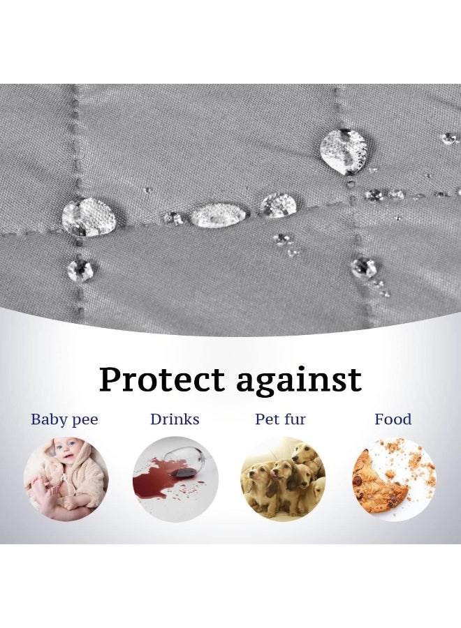 ألياف خام RawFiber غطاء أريكة قابل للانعكاس، غطاء كنبة لشخصين، غطاء أريكة مقاوم للماء لغرفة المعيشة، غطاء أثاث مبطن، واقي أريكة قابل للغسل - Image 5