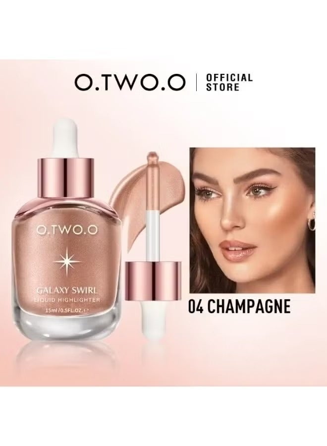 أو.تو.أو O.TWO.O  هاوت جالاكسي سويرل ليكويد هايلايتر 04 شمبانيا - Image 1