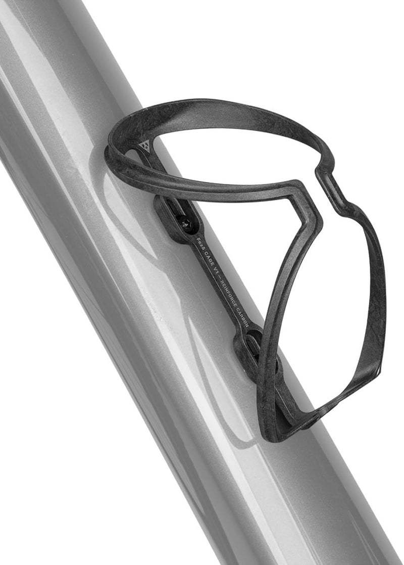 توبيك Toppeak Feza Carbon Cage V1، حامل زجاجات الماء للدراجات، أسود - Image 3