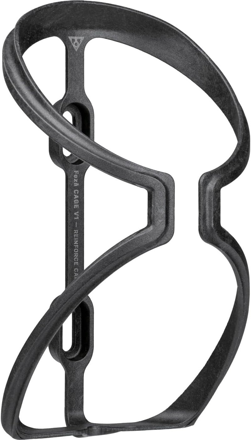 توبيك Toppeak Feza Carbon Cage V1، حامل زجاجات الماء للدراجات، أسود - Image 1