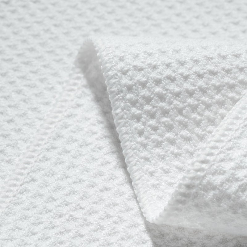 POLYTE Premium Microfiber Kitchen Dish Hand Towel Waffle Weave 18 Pack (16x28 in, White) - Image 4
