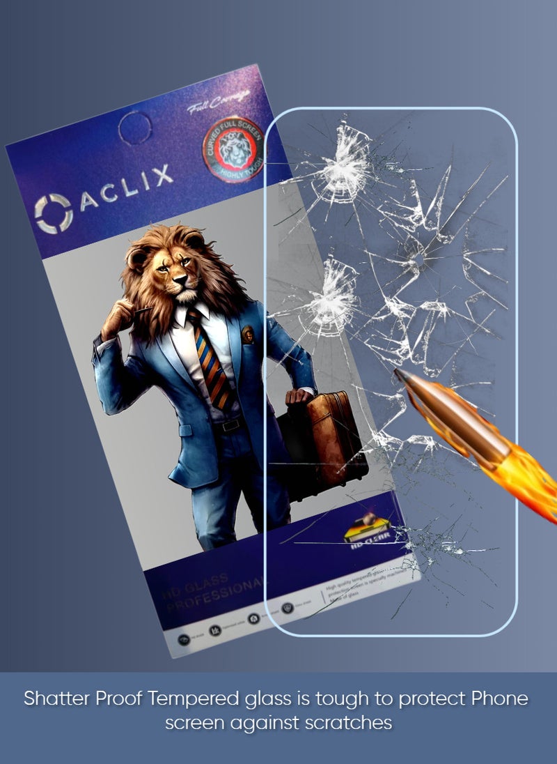 ACLIX Antistatic ESD Dustproof Premium Quality High Definition Clear Tempered Glass Screen Protector Designed For Xiaomi Redmi 13C - Image 2