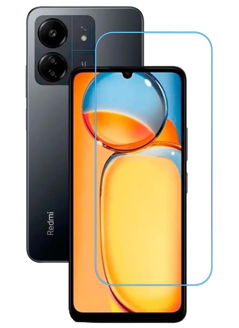 ACLIX Antistatic ESD Dustproof Premium Quality High Definition Clear Tempered Glass Screen Protector Designed For Xiaomi Redmi 13C - Image 1