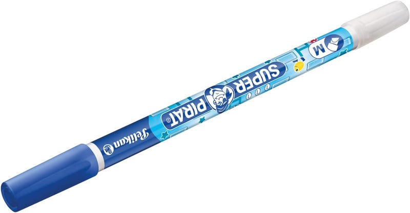 Pelikan Super Pirate Ink Eraser Blue/Green, Line Width M (Multi Tip) Ink Killer for Erasing and Overwriting, Pack of 2 - Image 3