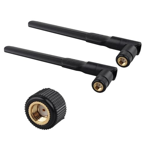 Futheda 2Set 2.4GHz 5GHz 5.8GHz 8dBi Dual Band WiFi Antenna RP-SMA Male Aerial＋30cm U.FL IPX MHF4 to RP-SMA Female Extension Cable for M.2 NGFF Intel Wireless Network Card WiFi Adapter Laptop - Image 2