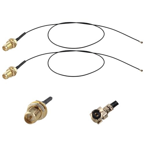 Futheda 2Set 2.4GHz 5GHz 5.8GHz 8dBi Dual Band WiFi Antenna RP-SMA Male Aerial＋30cm U.FL IPX MHF4 to RP-SMA Female Extension Cable for M.2 NGFF Intel Wireless Network Card WiFi Adapter Laptop - Image 3