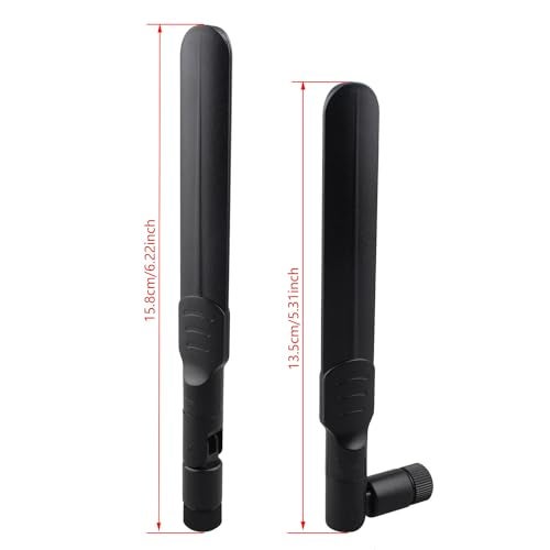 Futheda 2Set 2.4GHz 5GHz 5.8GHz 8dBi Dual Band WiFi Antenna RP-SMA Male Aerial＋30cm U.FL IPX MHF4 to RP-SMA Female Extension Cable for M.2 NGFF Intel Wireless Network Card WiFi Adapter Laptop - Image 5