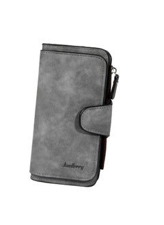 Baellery Wallet For Women Rfid Blocking Clutch Purse Long Ladies Credit Card Holder Organizer(Dark Grey)  - Image 1