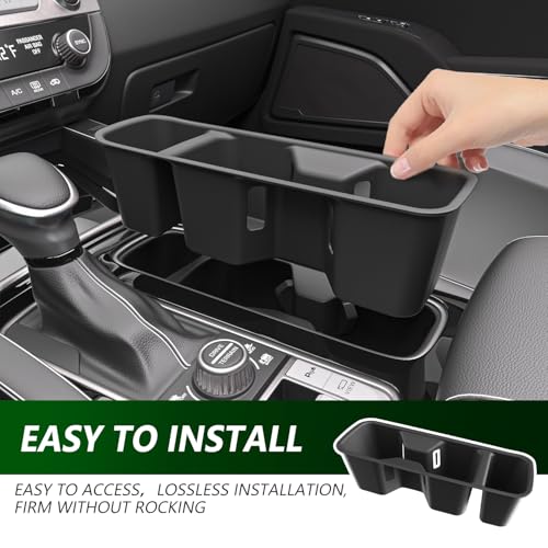 xipoqix Car Cup Holder Compatible with 2020-2025 Kia Telluride Center Console Organizer Drink Holder Replacement for 20-25 Kia Telluride Accessories(Compatible with 2020-2025 Telluride) - Image 2