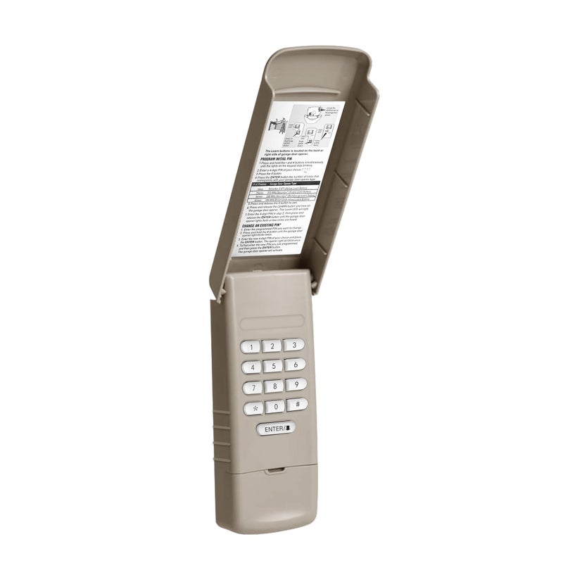 ASONPAO 1 لـ 877LM LiftMaster فتحت باب المرآب لوحة مفاتيح صفراء تعلم زر الأمان + 2.0 MyQ ضمان لمدة 3 سنوات - Image 1