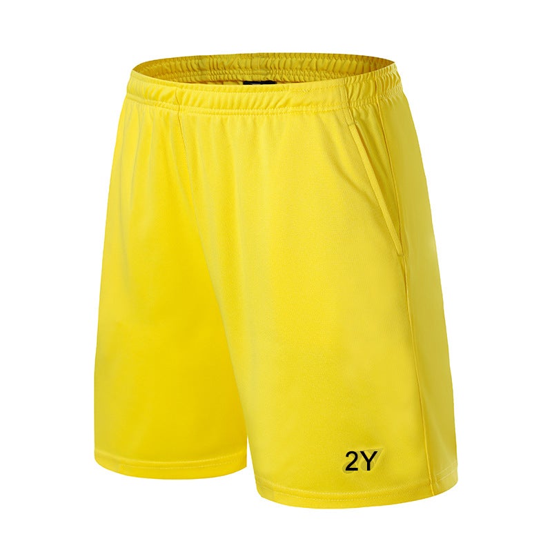 Generic Unisex Badminton Shorts Quick-Dry Running 7029 Yellow Shorts  - Image 1