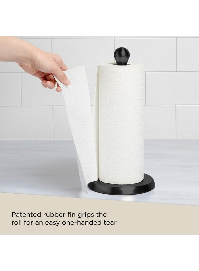 Umbra Tug One-Handed Tear Modern Paper Towel Holder, Black - Image 5