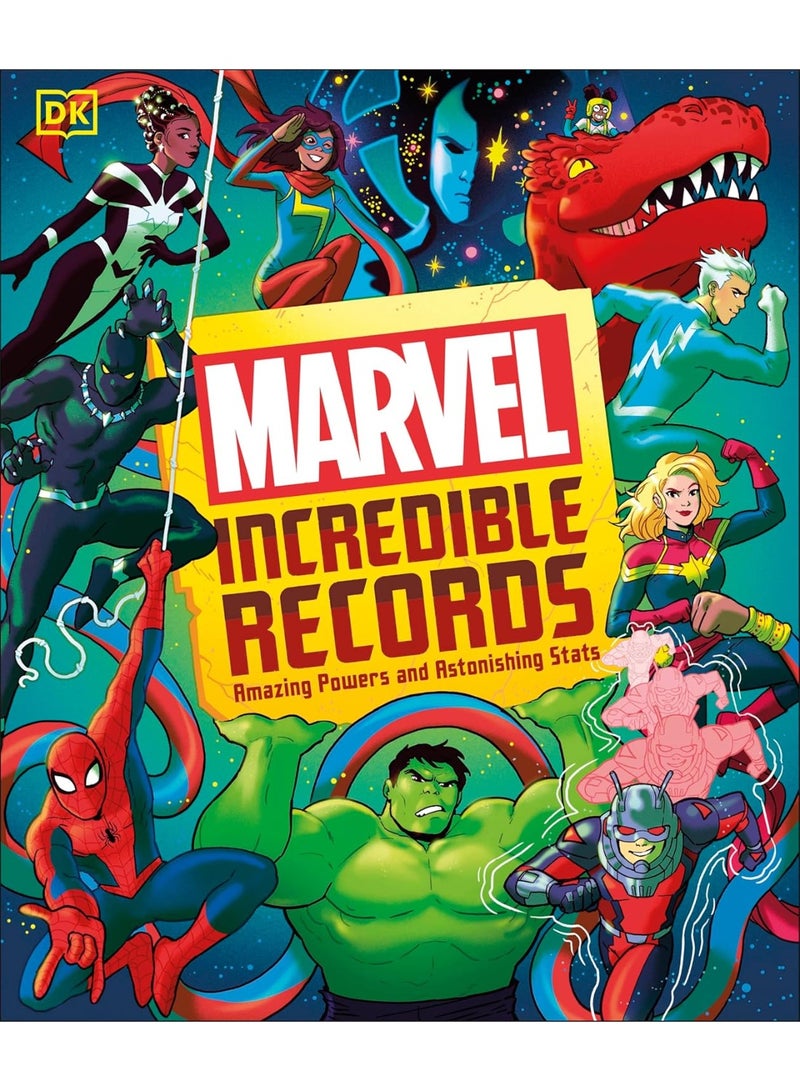 Marvel Incredible Records: Amazing Powers and Astonishing Stats (DK Bilingual Visual Dictionary)