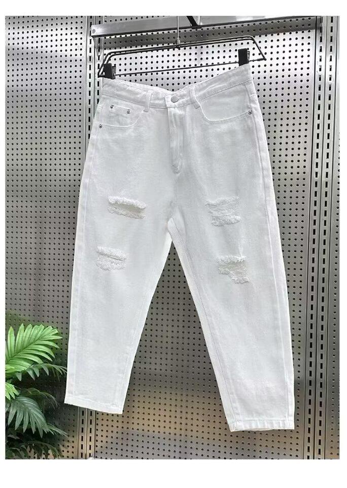 Unisex Classic Denim Jeans Loose Fit Daily Outdoor Wear - Image 1
