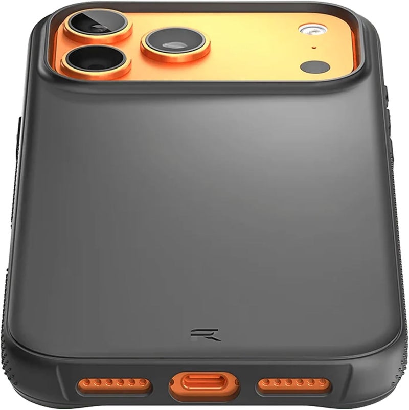 Rebel Air Case for iPhone 17 Pro Max [Air² Series] Strong MagSafe Compatible, Grippy Sides, Slim & Lightweight Cover, Camera Button, Protective Corners, Raised Lens Ring, 6.9 Inch Phone 2025 (Black) - Image 2