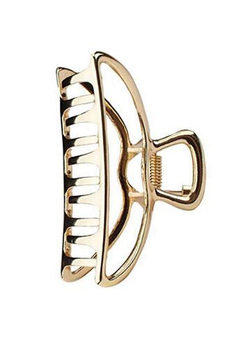Suoirblss Suoirblss Vintage Metal Claw Hair Clip Women Fashion Retro Hair Catch Barrette Hair UpdoClaw Clip Jaw Clips for Thick Hair Gold 