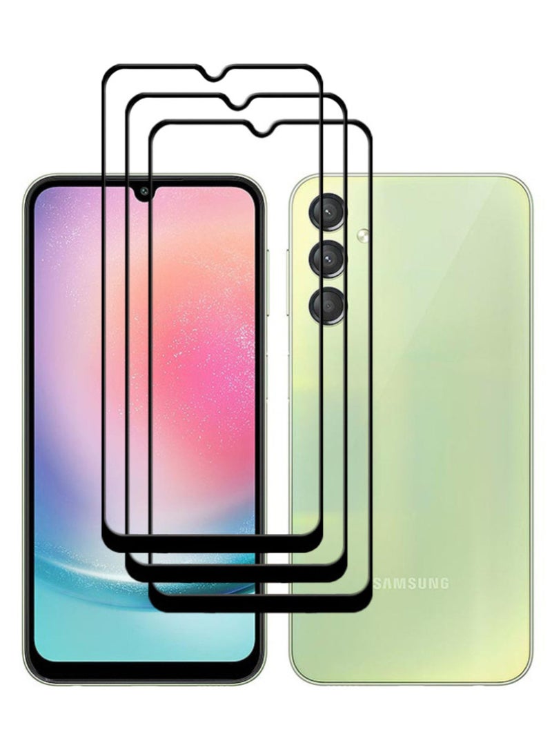 أكاليكس 3 قطع، حماية شاشة، لهاتف سامسونج جالاكسي A24 4G، جودة ممتازة. - Image 1