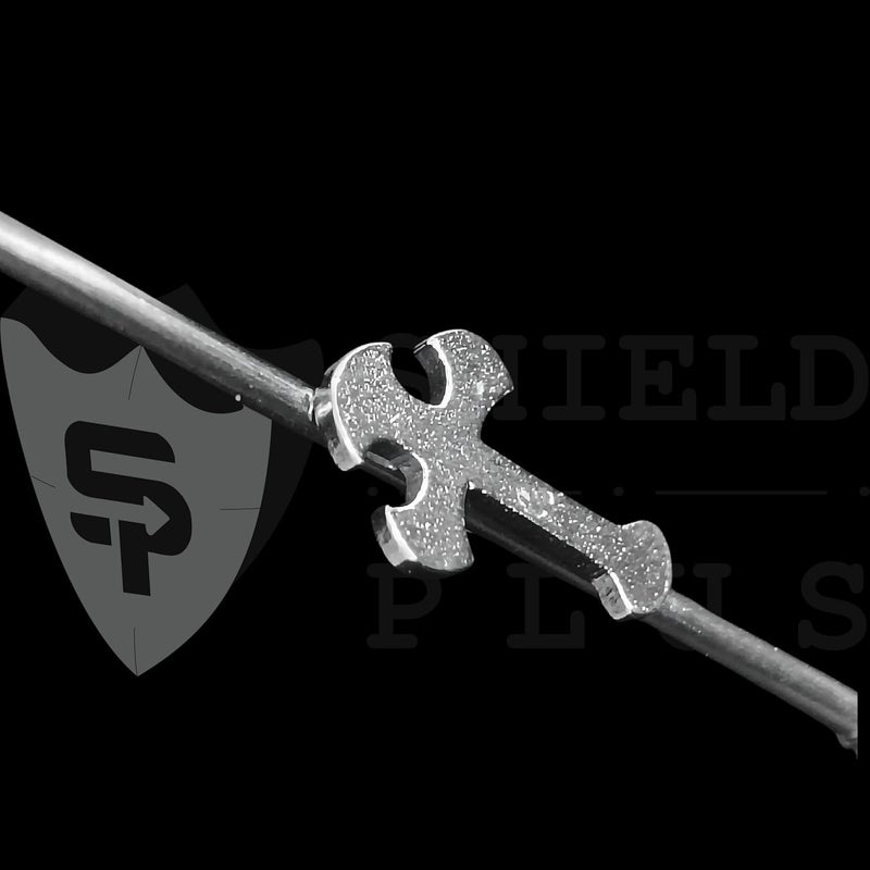 SHIELD PLUS 316L Industrial Ear Piercing Barbell 14G Surgical Steel 38 mm Unisex Cartilage Jewelry (1 Piece) - Image 3