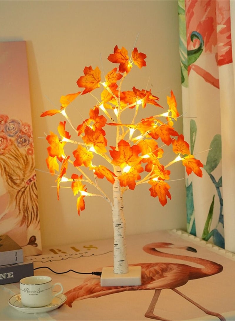 Loquat LED Tree Light Decoration Simulation Tree Light USB Battery Light 6*11*38cm
