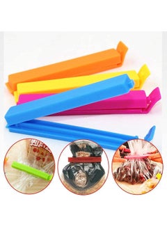 CELLEBII CELLEBII 3 Different Size Plastic Food Snack Bag Pouch Clip Sealer Large Medium Small Plastic Snack Seal Sealing Bag Clips Vacuum Sealer Set of 18 MultiColor  - Image 5