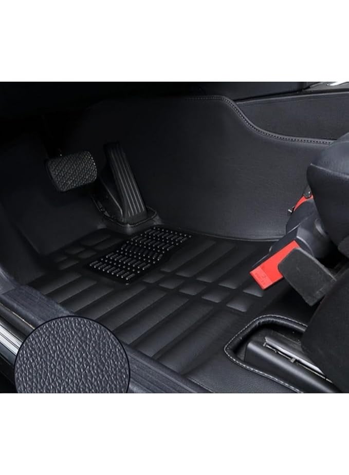 5D Leather Pedal Set – 8mm Custom Fit for Renault Fluence, 3 Pieces (Front & Rear) - Image 4