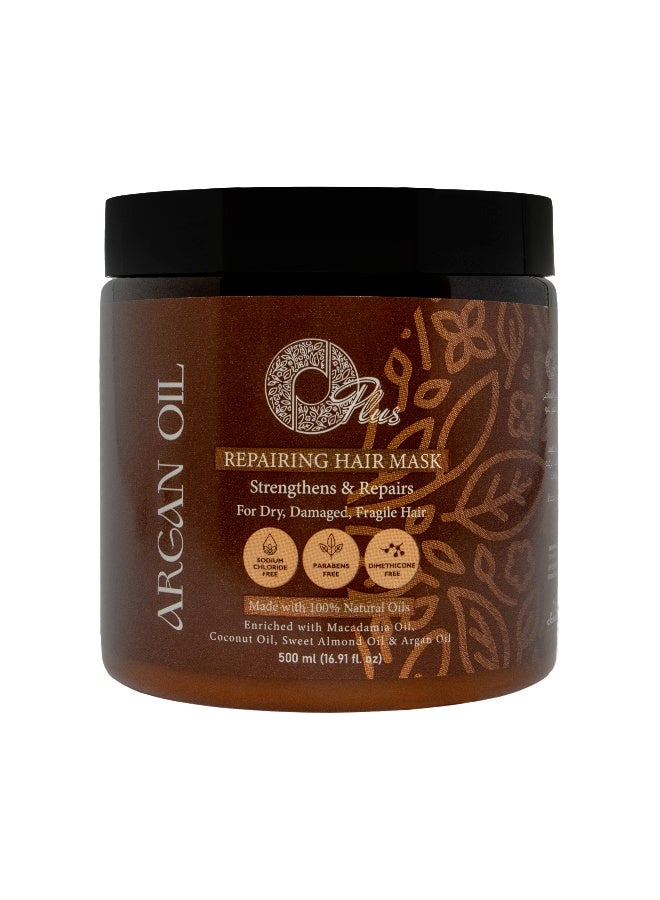Oplus Argan Oil Hair Mask | Nourishing, Moisturizing & Shine 500 ml - Image 2