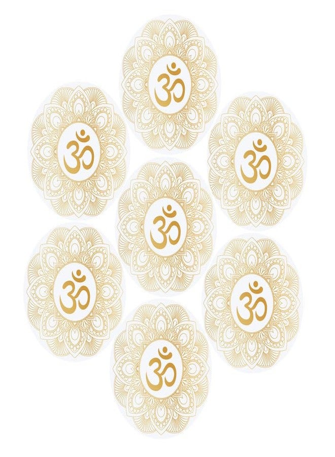 SLGIFT Vinyl OM Theme Sticker, Self-Adhesive Vinyl Stickers, 54 Pieces, 2 x 2 Inches Round Sticker, 9 Unique Designs, R044 - Image 1