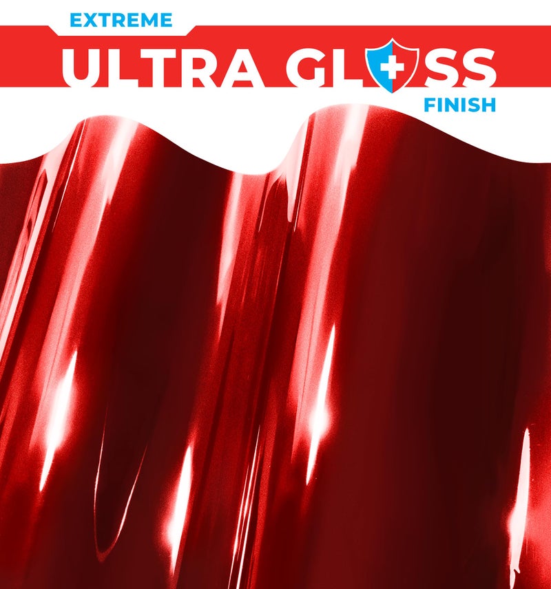 VViViD ColorFusion PPF by VViViD, Gloss Sinister Red Dry Apply PPF Vinyl Car Wrap Roll 1.3ft x 5ft - Image 5