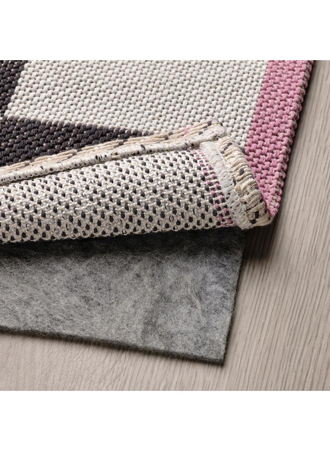 Zaboon Rug, Flatwoven, White/Black, 133X195 Cm - Image 4