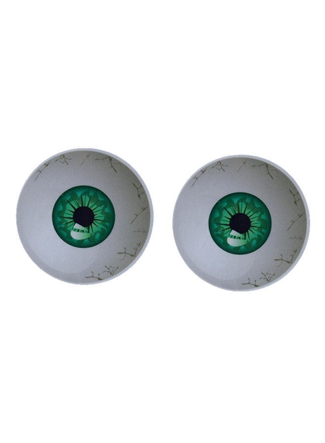 NIBEMINENT 2-Piece Car Auto Creative 3D Eye Rear View Mirror Sticker