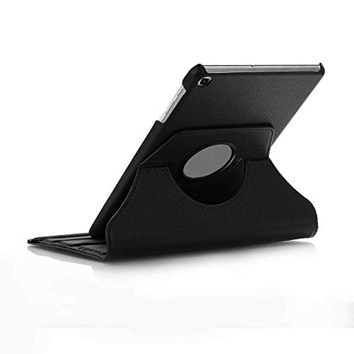 ABOUTTHEFIT 360 Degrees Rotate PU Leather Stand Flip Case Cover for Samsung Galaxy TAB A 2021 8.7" inch SM-T220 / T225 (Black) - Image 3