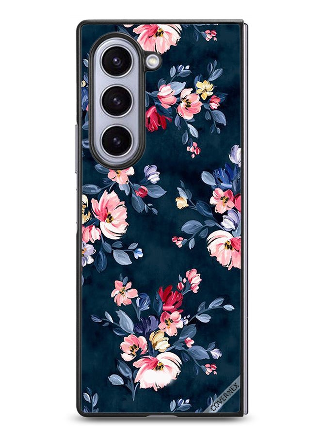 Covernex Samsung Galaxy Z Fold6 Protective Case Cover Hand Painted Flowers - Image 1
